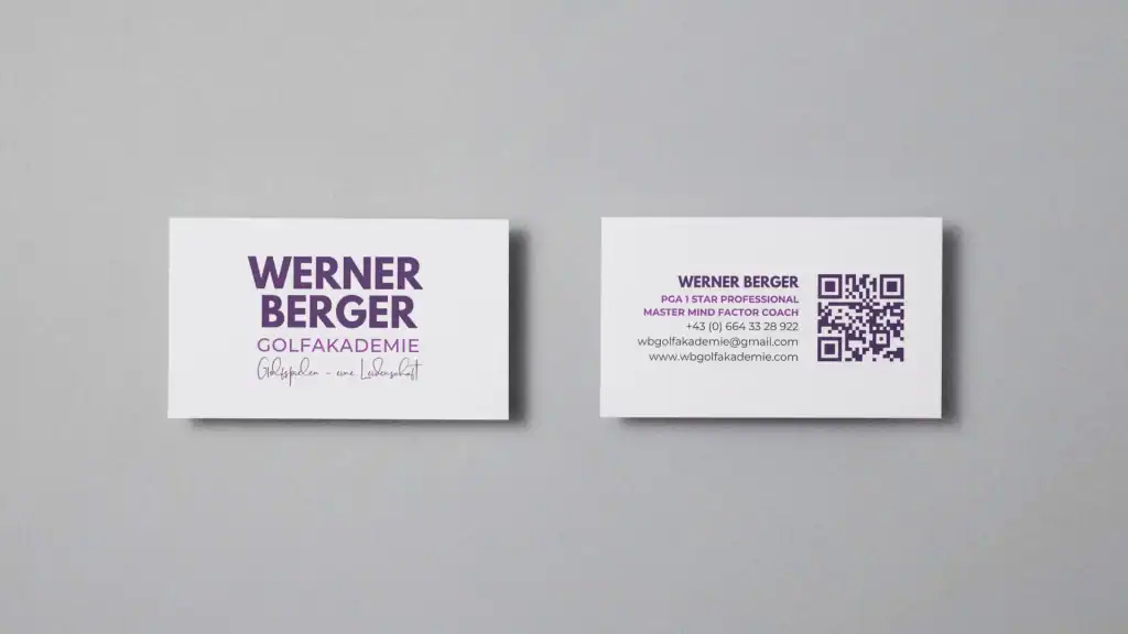 Tarjetas de visita WB Golfakademie