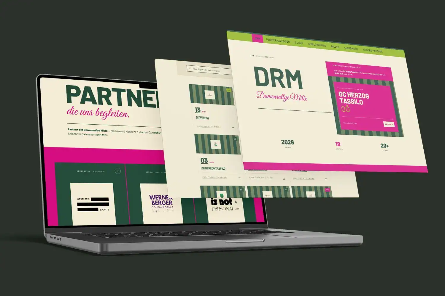 DRM Website Laptop